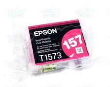 Genuine Epson 157 Vivid Magenta Ultrachrome K3 Ink T157 T1573 T157320 R3000 picture