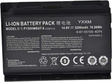 P150HMBAT 8 X510S Battery for Clevo 6 87 X510S 4D72 6 87 X510S 4D73 6 87 X510S picture