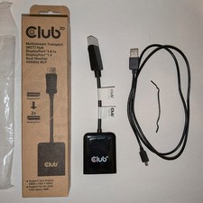 Club 3D CSV-7200 DisplayPort 1.4 MST Hub to Dual Displayport 1.4 picture