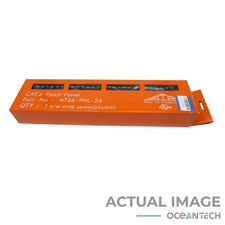 New Allen Tel Products AT66-PNL-24 E/W CAT6 WIRE MAMAGEMENT PATCH PANEL picture