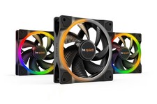 Light Wings 120mm PWM Low Noise ARGB Cooling Fan 4-Pin 3-Pack Black BL076 picture