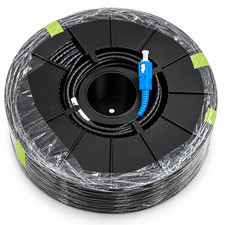 PPC Miniflex QuikPush Fiber Optic Cable 190ft SC/UPC G657A1 QD-392PBBB3S3190 picture