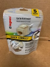 Legrand 5-Pack CAT5e Ethernet Wall Jack picture