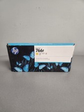 HP 1XB31A 766 INK CARTRIDGE YELLOW 300ML EXP 2021 picture