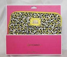 Juicy Couture IPad Sleeve New Yellow Leopard Print Neoprene 3RD GEN iPad picture
