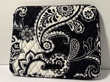 Vera Bradley Tablet Tech Kindle iPad Mini Sleeve Quilted Black & White picture