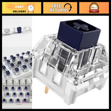 36 Pcs Clicky Mechanical Keyboard Switches - 3-Pin, 60gf, Lubed, Waterproof, Dus picture