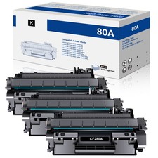 3PK CF280A Toner Compatible With HP 80A LaserJet Pro 400 M401dn M401n MFP M425dn picture