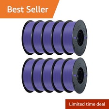 Kingroon PLA 3D Printer Filament 1.75mm, Lilac Purple, 10 Pcs picture