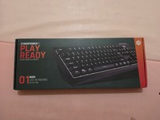 NEW Cyberpower Nohi LED Keyboard KB-161-306, opened box. picture