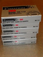 Lot of 5 3M IMATION 8mm D8-112 DATA TAPE - Sealed , New , 84-9801-9349-8 picture