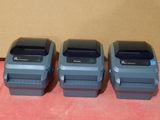 Lot of 3 Zebra GX420d Label Printer  GX42-202512-000-No Power Supply-Refurbished picture
