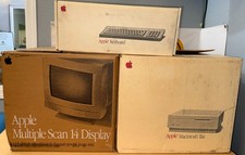 Apple Macintosh Mac IIsi Computer & Multiple Scan 14 Display, Keyboard and Mouse picture