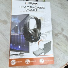 Xtreme Tech Headphone Mount Hanger for Computer Monitors & Desk Organization New picture