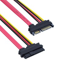 SFF-8482 SAS 29 Pin to SATA 22Pin Hard Disk Drive Raid Extension Cable with 15P picture