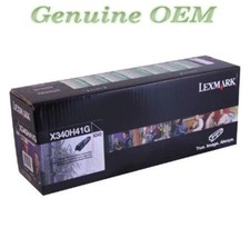 X340H41G Original OEM Lexmark X340 Toner, Black High Yield Genuine Sealed picture