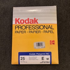 Kodak Polyprint  RC Professional Paper Black & White 5x7inch 25 Sheets picture