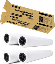36’’ X 150’ Plotter Paper (New & Premium 4 Rolls) 20 Lb Uncoated 96 Bright White picture