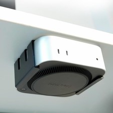 Mac Mini M4 M4 Pro 2024 Under Desk Mount Metal Bracket Holder Monitor Setup picture