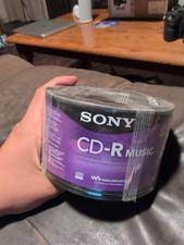 Sony CD-R Music 50 Pack 80 Minute Blank Recordable 50 Discs NEW FACTORY SEALED  picture