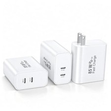 85W 3Pack GaN USB C Charger Block,2Port iPhone Type C Charger Fast Charging - picture