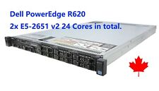 Dell Poweredge R620 E5-2697 V2 24 Cores 768G RAM, 8x600G HDD H710p mini 2x 750W picture