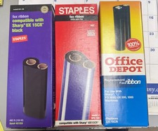 Staple/OfficeDepot UX-15CR Replacement Fax Ribbon Sharp* FP 1650 UX 500 1000New picture