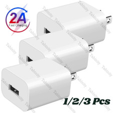 USB Wall Charger Power Adapter Cube 5V 2A For iPhone iPad Android Samsung Google picture