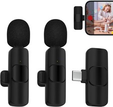 Wireless Microphone for iPhone 17 Pro Max/16/16e/16 Plus, Mini Lavalier Micropho picture