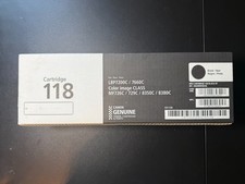 Genuine Canon 118 Black Toner 2-Pack 2662B004AA New Sealed imageCLASS picture