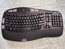 Logitech K350 Comfort Wave Ergonomic Wireless Computer Keyboard – NO USB DONGLE picture