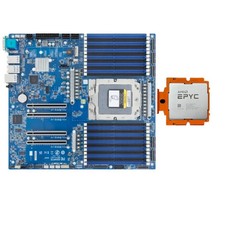 GIGABYTE MZ33-AR1 Motherboard With AMD EPYC 9334 QS 2.55- 3.5 GHz 32Cores CPU picture