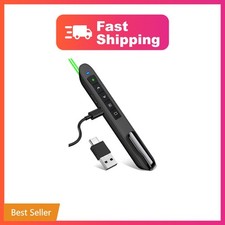 Green Light Presentation Clicker for Teachers – USB-C Rechargeable Wireless P... picture