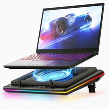 llano V12 Gaming Laptop Cooling Pad, RGB Laptop Cooler, Laptop Cooling Fan Stand picture