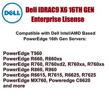 For Dell iDRAC9 X6 Enterprise License 16th Gen R760xd2 R760xa R760xs MX760 24h picture