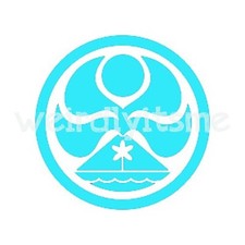 HIC Logo Hawaiian Island Creation Vinyl Car Laptop Surf Decal Choose Color picture