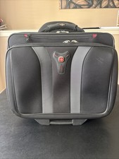SWISSGEAR Wenger Granada Rolling Business Briefcase Carry On Bag Computer Travel picture