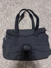 Rare Kipling Black Perlani Working Bag Laptop Many Pockets Travel Luggage Large picture