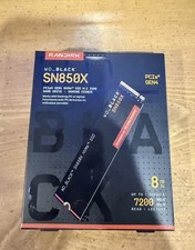 Western Digital WD_BLACK SN850X 8TB NVMe PCIe Gen4 M.2 2280 Heatsink PS5 picture