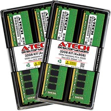 32GB 4x 8GB DDR4-2400 ASUS RS100-E9-PI2 RS300-E9-RS4 Memory RAM picture