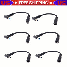 Power Charger Converter Adapter Cable 7.4mm To 4.5mm For HP Blue Small Tip picture