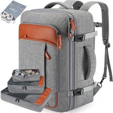 Lumesner Carry on Travel Backpacks, Extra Large 40L Flight 20 Inch, Grey picture