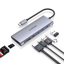 Usb C Multiport Hub With 4k Hdmi 3 Usb 3.0 Sd/micro Sd 3.0 Card Reader 100w Pd C picture