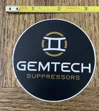 Laptop/Phone Sticker Gemtech Suppressors-Brand New-SHIPS N 24 HOURS picture