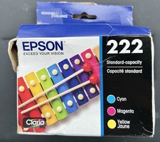 Epson 222 Standard Capacity Claria 3 Color Combo Pack New Sealed picture
