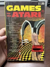 1982 book GAMES FOR THE ATARI Computer 400 800 basic Programs S ROBERTS vintage picture