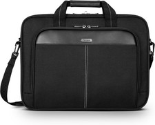 Lightweight Black Laptop Briefcase for 15-16 Inch, Slim Design - Messenger & Sho picture