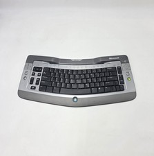 Microsoft Wireless Entertainment Keyboard 7000 Model 1073 Silver Tested & Works picture