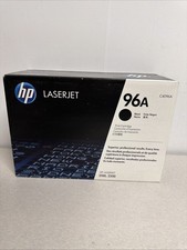 Genuine HP 96A C4096A Black Toner Cartridge picture