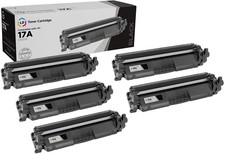 LD Compatible HP CF217A (17A) Black Toner 5PK for M102a, M130a, M130nw, M130fn picture